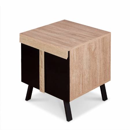 Klasický obdélníkový odkládací stolek.